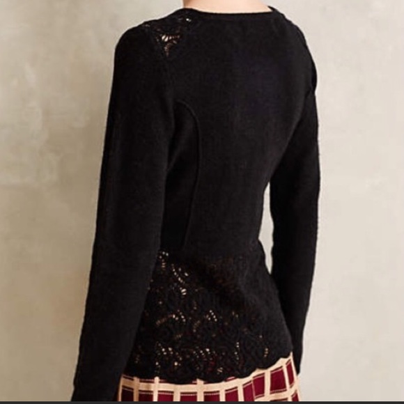 Anthropologie Sweaters - Anthropologie-Sparrow-Wool Blend Lace Cardigan